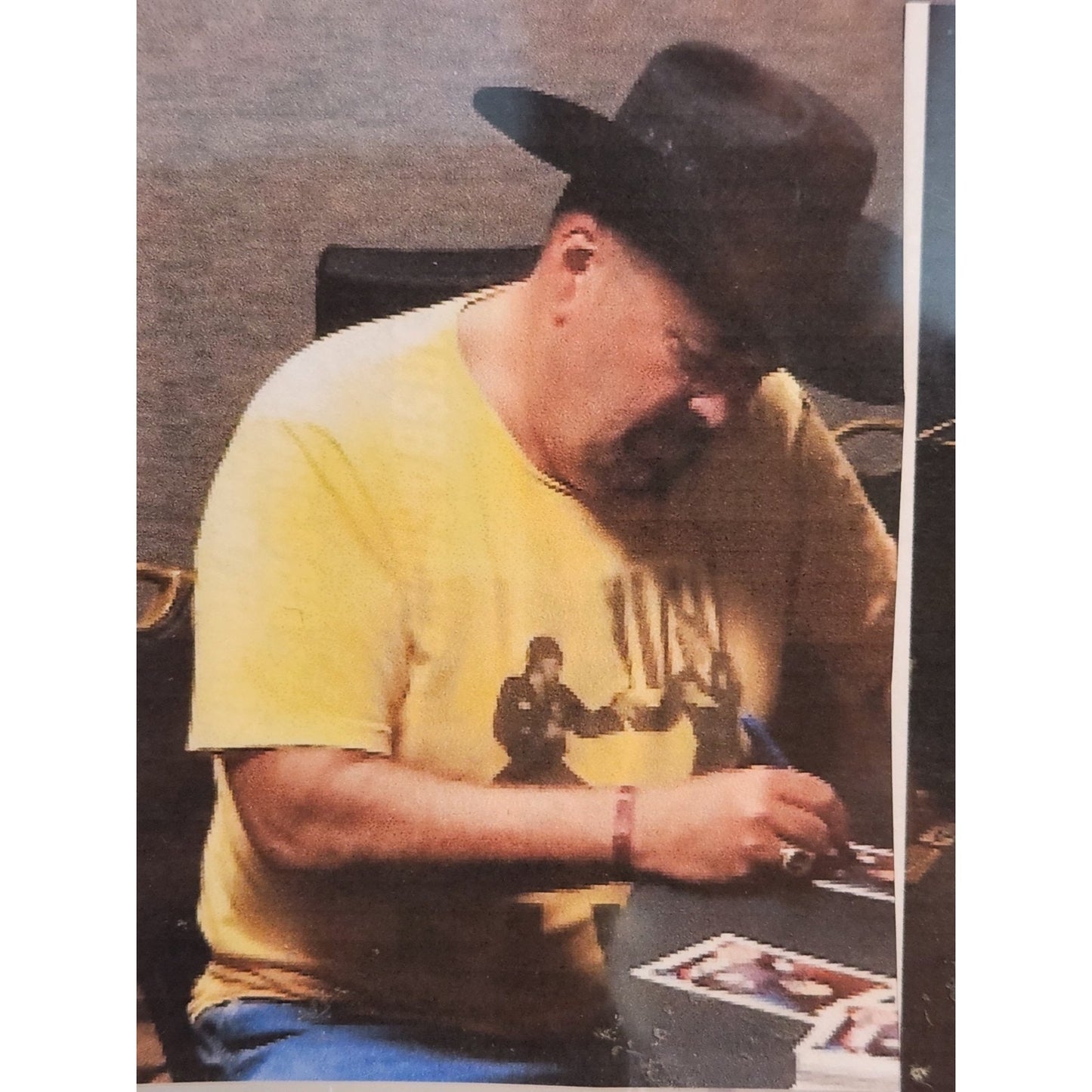 AEW Jim Ross Good Ole Jr Wrestling Autographed Promo Photo Signed 4 x 6 WWF WWE