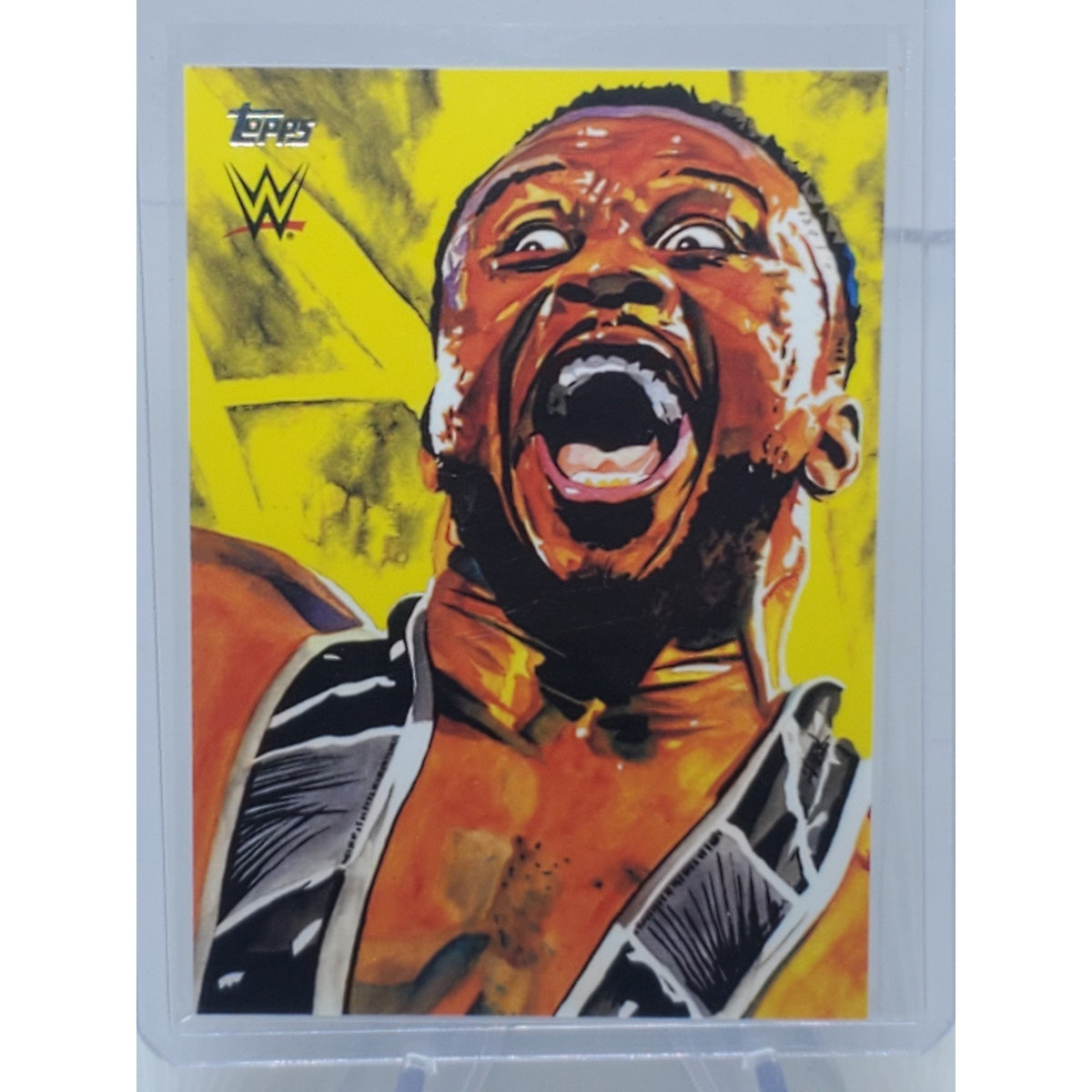 2021 WWE Undisputed Rob Schamberger Illustrations #RS-2 Big E
