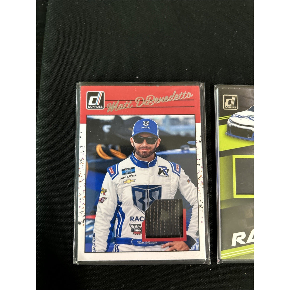 NASCAR Tire Relic Card Lot (3) Ty Dillon, Matt DiBenedetto, Jeremy Clements