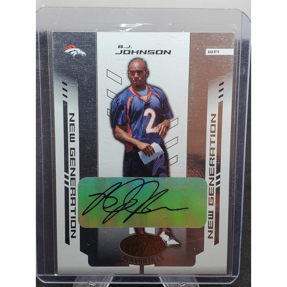 2004 Leaf Certified Materials - New Generation B.J. Johnson #154 /1000 (AU, RC)