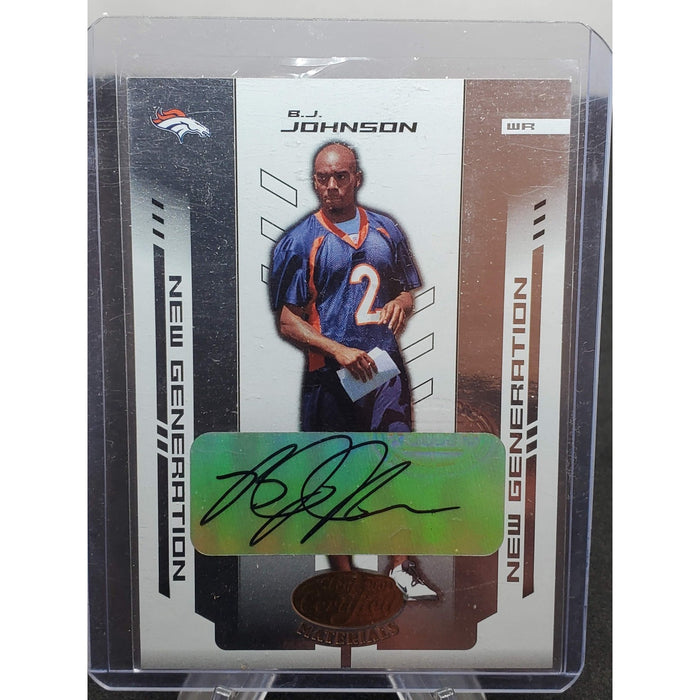 2004 Leaf Certified Materials - New Generation B.J. Johnson #154 /1000 (AU, RC)