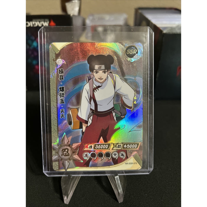 Naruto Kayou Chinese Card - Tenten - NR-SSR-075 - FOIL SSR / Pack Fresh New