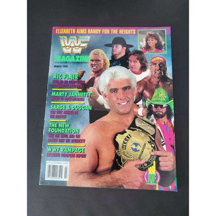 WWF Magazine March 1992 Ric Flair WWE