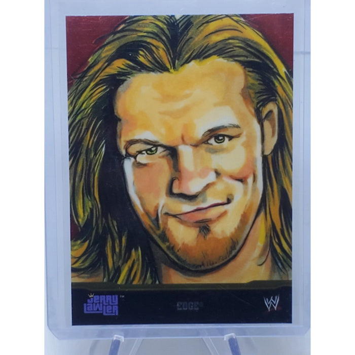 2014 Topps Chrome WWE Jerry Lawler Portraits 10 Edge