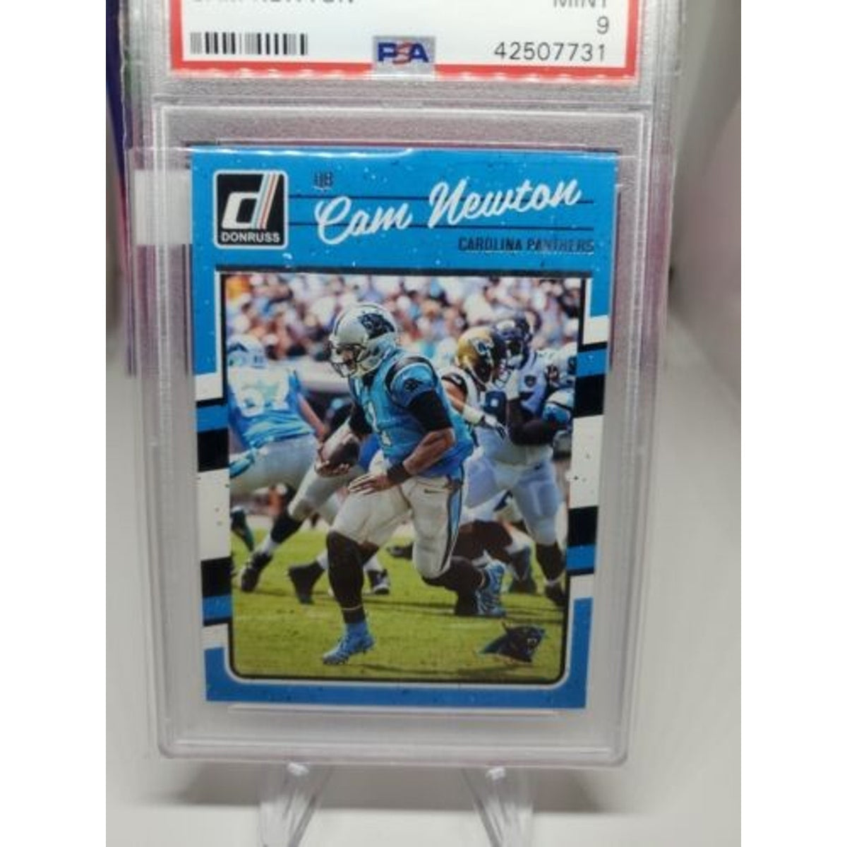 Cam Newton PSA 9 2016 Donruss Panthers