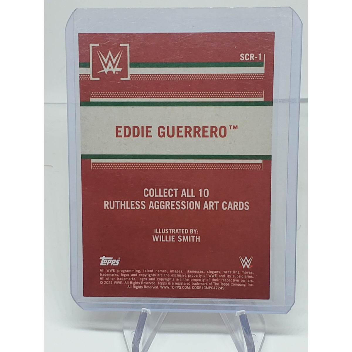 2021 Topps Heritage WWE Eddie Guerrero Ruthless Aggression Sketch #scr-1