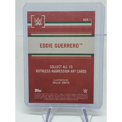 2021 Topps Heritage WWE Eddie Guerrero Ruthless Aggression Sketch #scr-1
