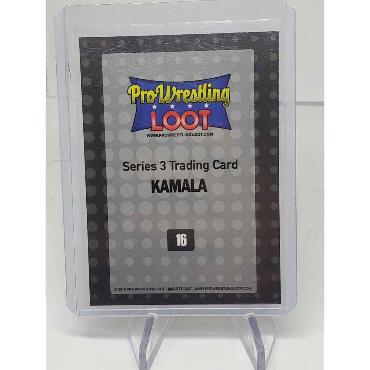 Kamala Trading Card Pro Wrestling 2019 Loot Wrestler WWE AEW WWF Series 3 #16