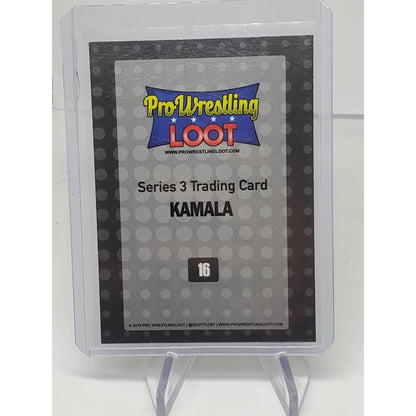 Kamala Trading Card Pro Wrestling 2019 Loot Wrestler WWE AEW WWF Series 3 #16