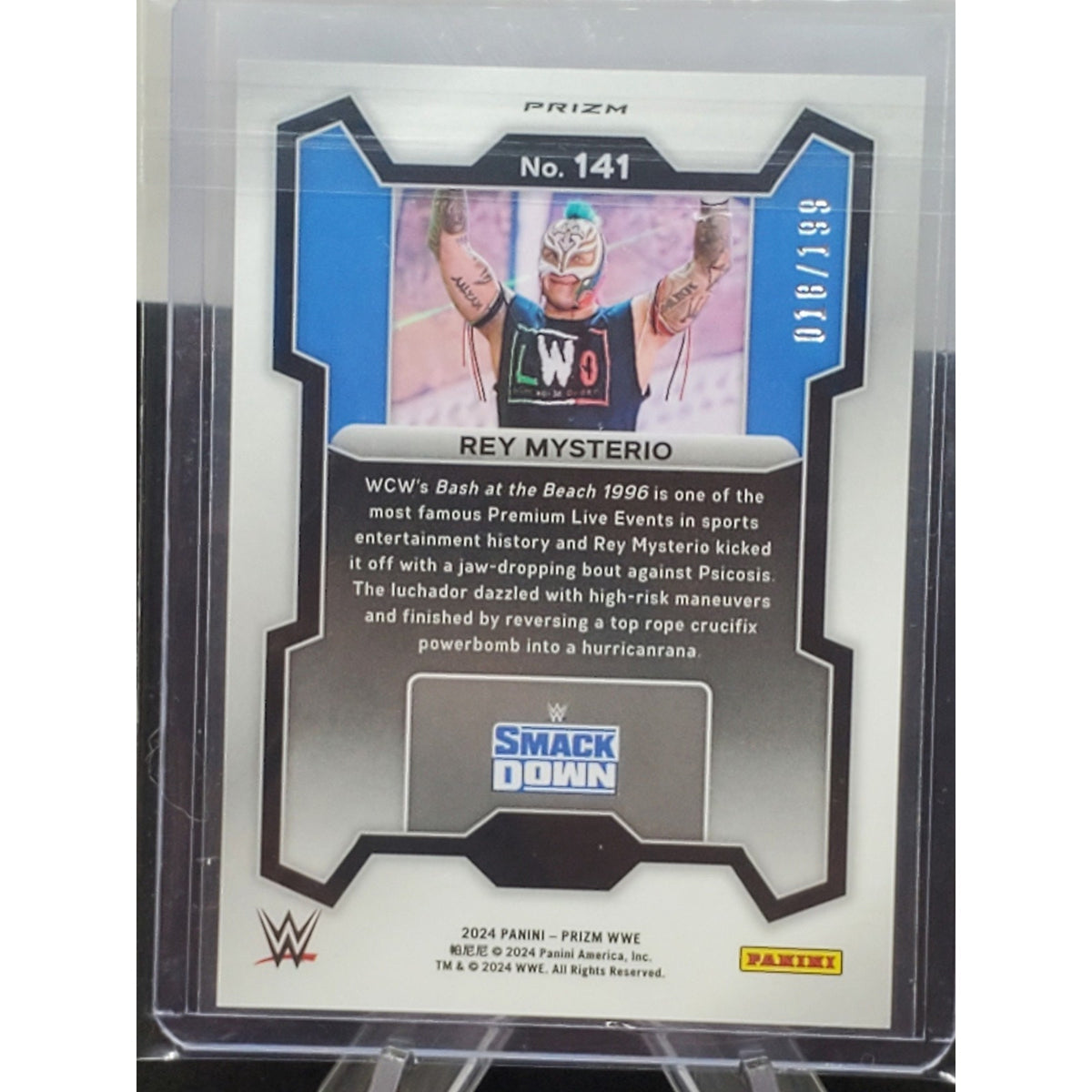 2024 Panini Prizm WWE Rey Mysterio Pandora /199 Premium Prizm Card #141 Qty