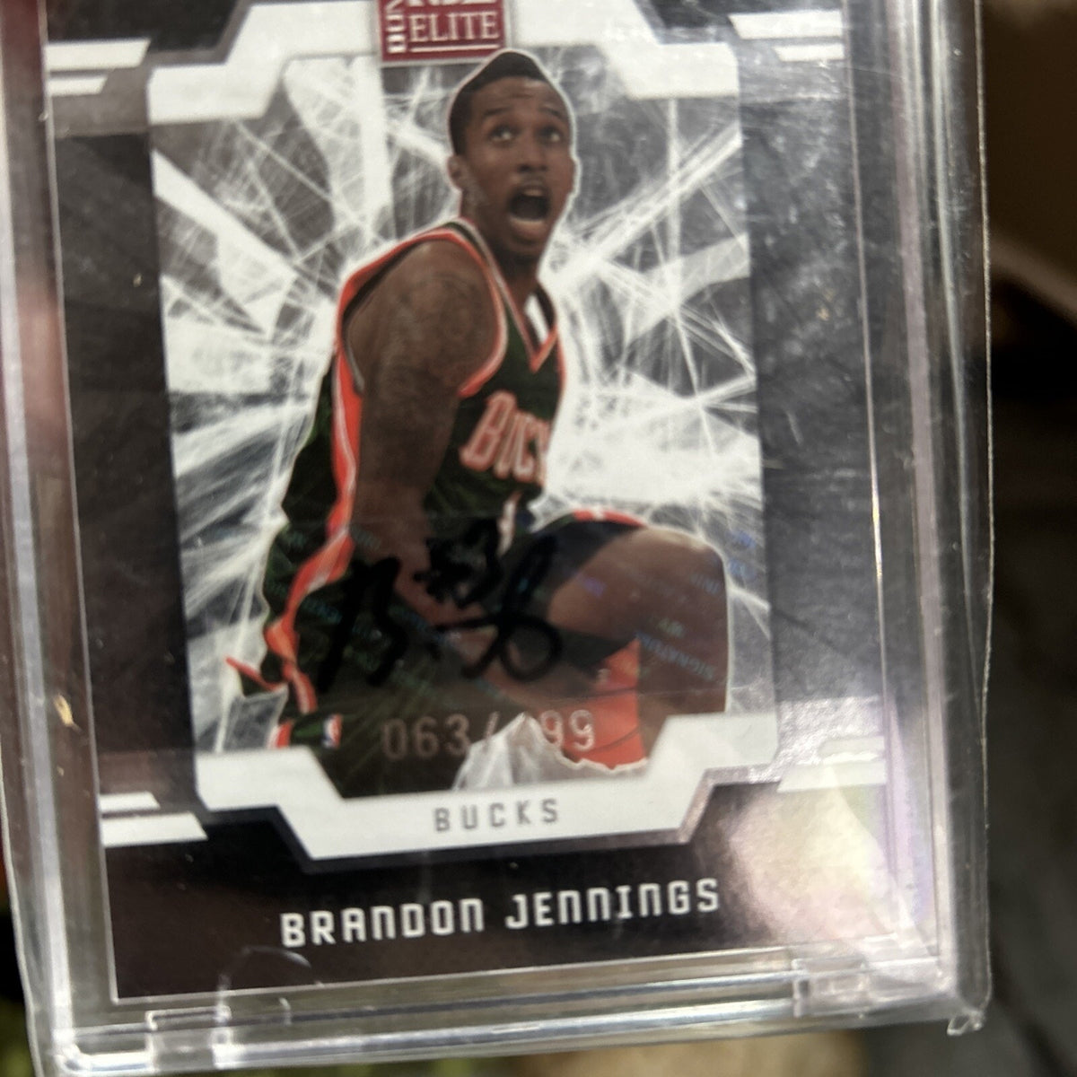 2009-10 Donruss Elite /499 Brandon Jennings #169 Rookie Auto