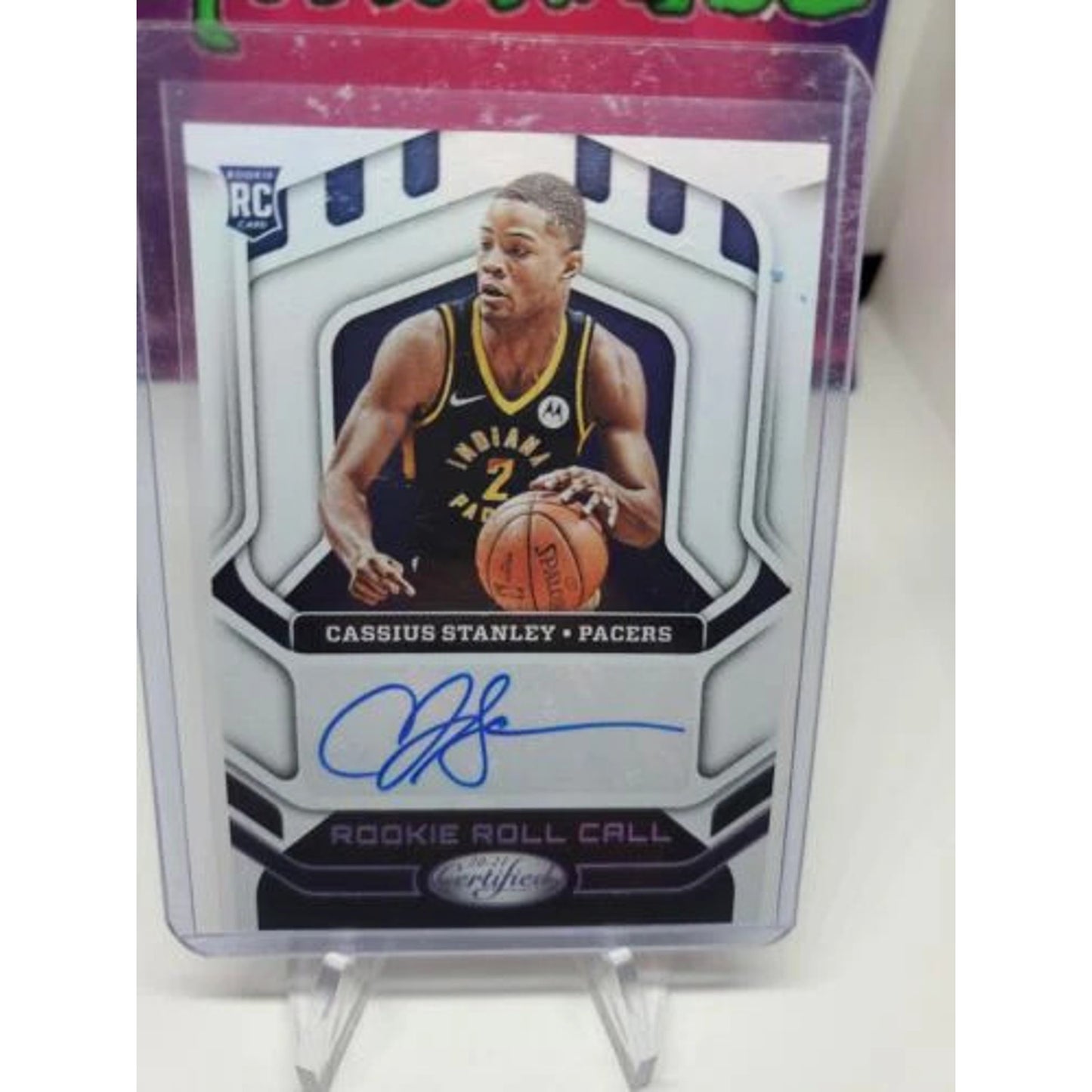 2020-21 Certified CASSIUS STANLEY Rookie Roll Call Auto - PACERS #RR-CST