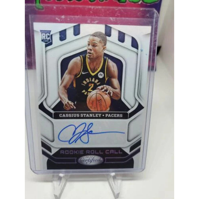 2020-21 Certified CASSIUS STANLEY Rookie Roll Call Auto - PACERS #RR-CST