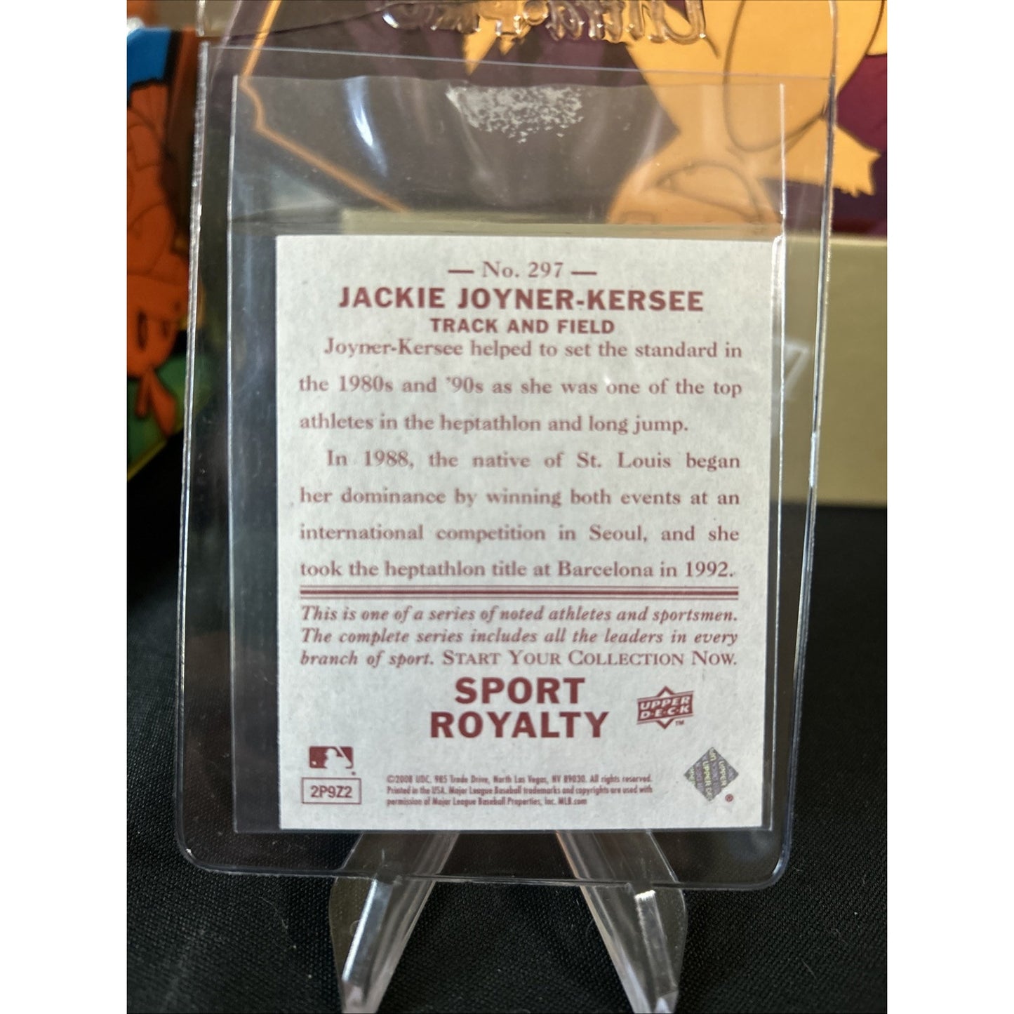 2008 Upper Deck Goudey Mini RED BACK Jackie Joyner-Kersee #297