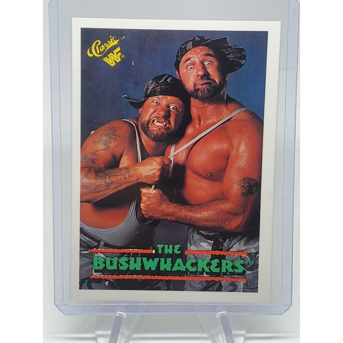 1990 Classic WWF The History of Wrestlemania #148 Bushwhackers