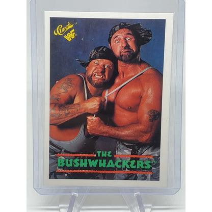 1990 Classic WWF The History of Wrestlemania #148 Bushwhackers
