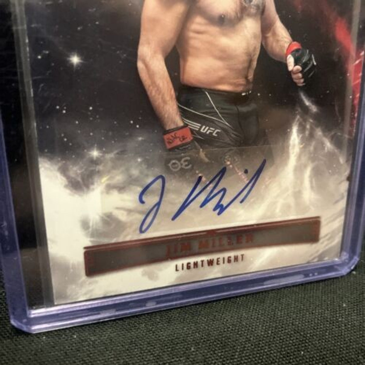 Origins Red Foil Auto SP Jim Miller 2023 Panini Chronicles UFC #OA-JML Pack New