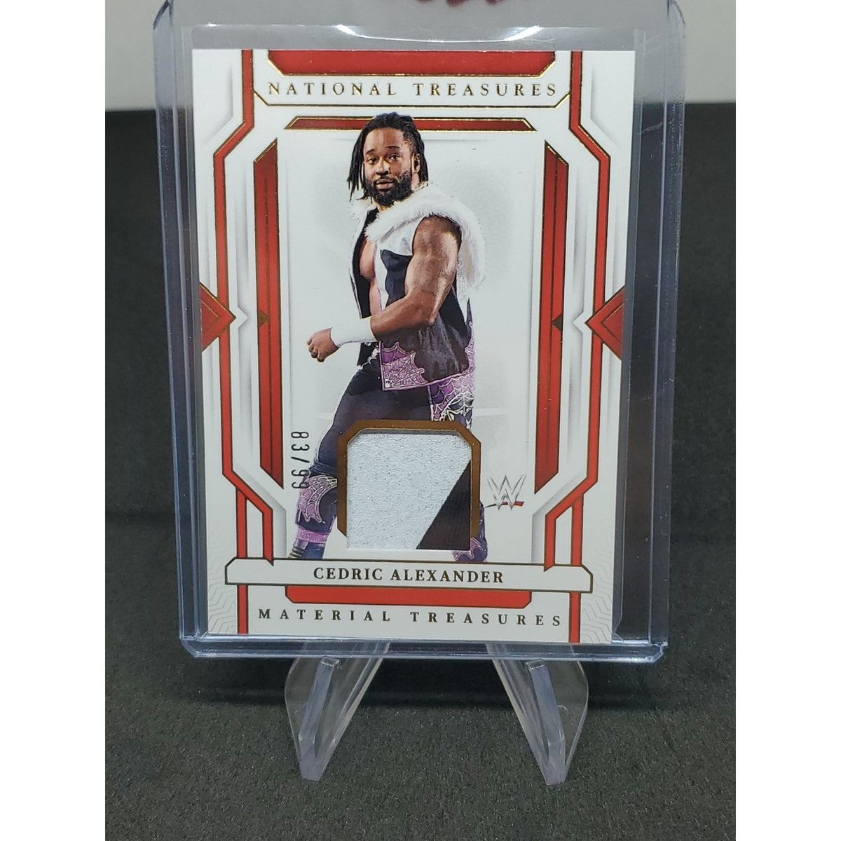 2024 Panini National Treasures WWE - Material Treasures Cedric Alexander #MT-CAL