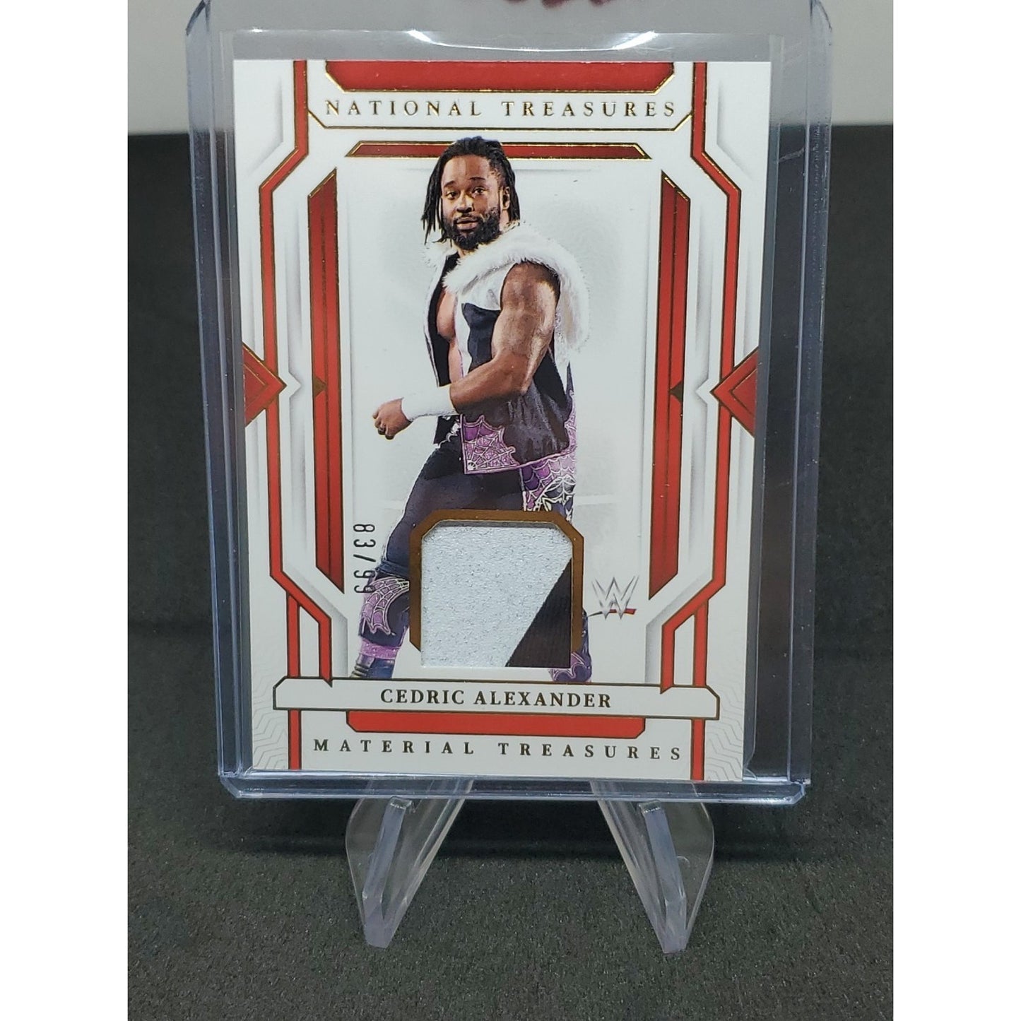 2024 Panini National Treasures WWE - Material Treasures Cedric Alexander #MT-CAL