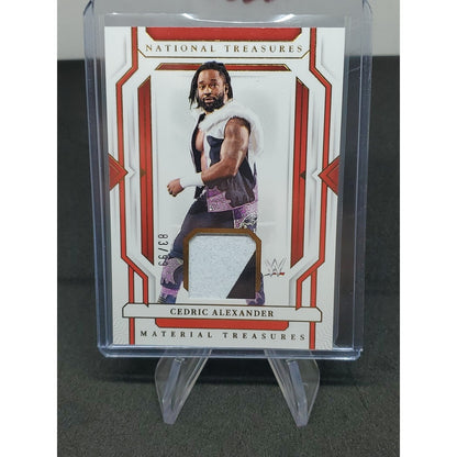 2024 Panini National Treasures WWE - Material Treasures Cedric Alexander #MT-CAL