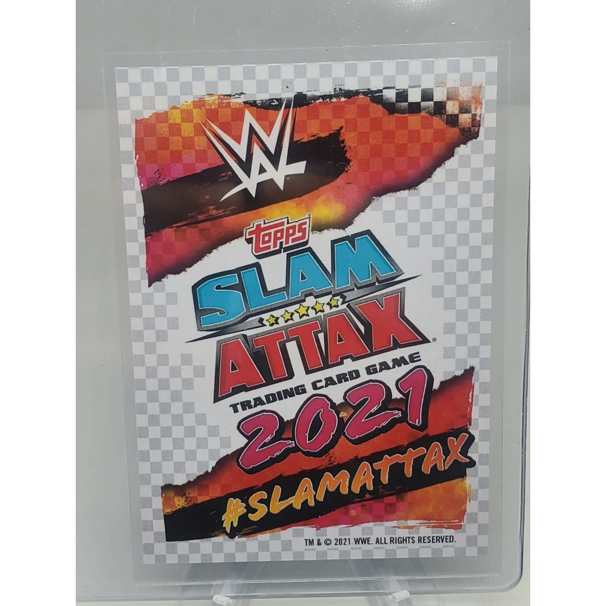 2021 Topps WWE Slam Attax 100 Club #365 Roman Reigns Wrestling Card