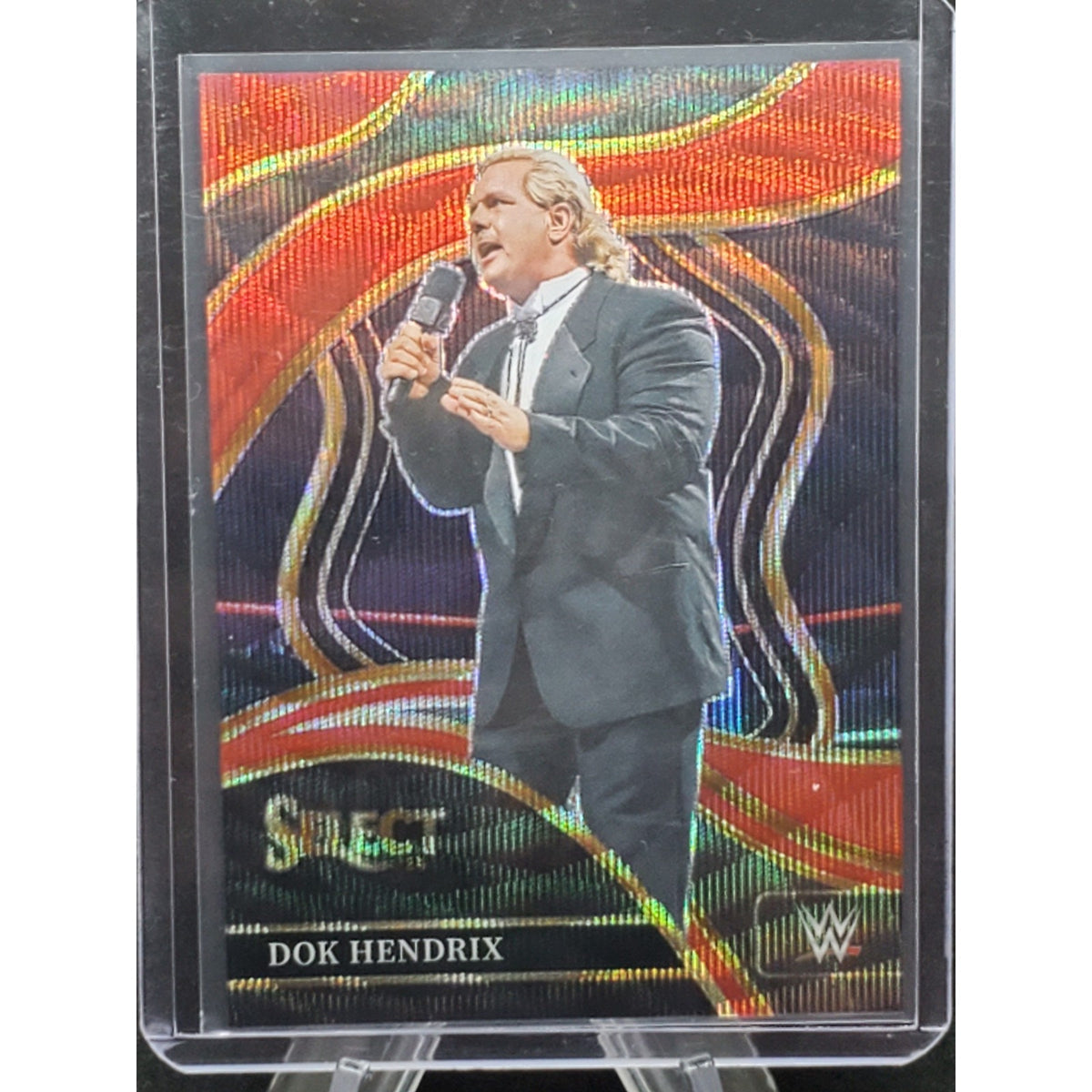 DOK HENDRIX 2024 Panini Select WWE Ringside Red Wave Prizm /99 #262 Legends