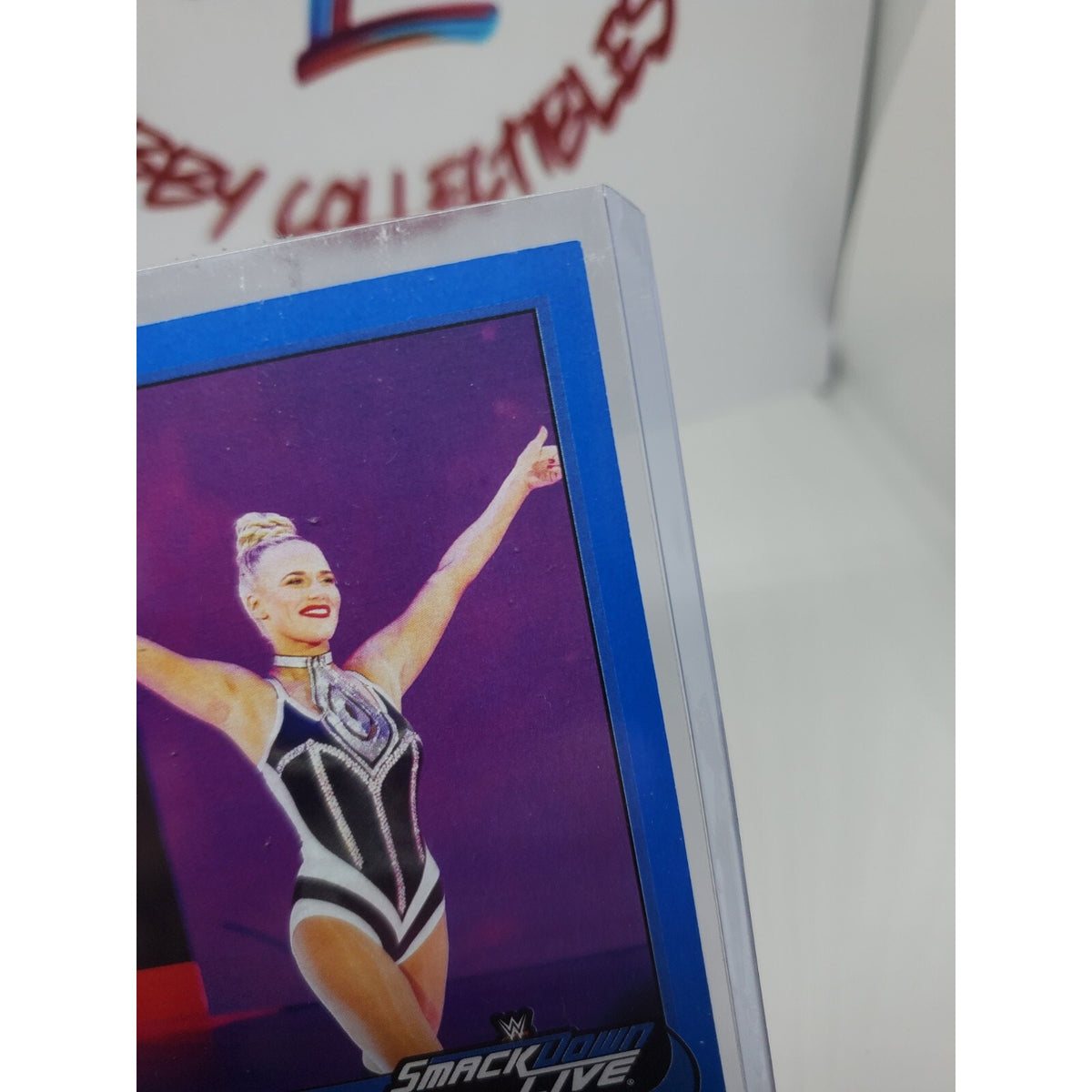2018 Topps WWE Heritage BLUE Lana CJ Perry AEW WWE Smack Down Live #10 /99