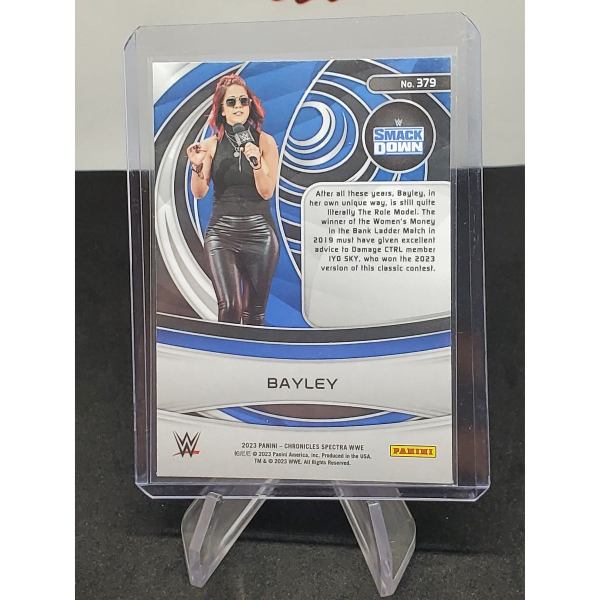 2023 #379 Bayley Panini Chronicles Spectra WWE SmackDown