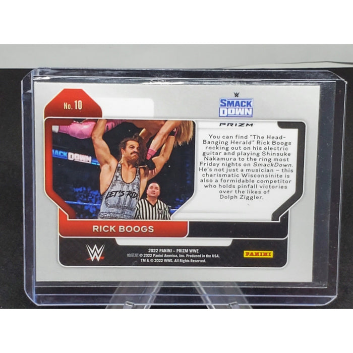 2022 Panini Prizm WWE Green Prizm RICK BOOGS #10