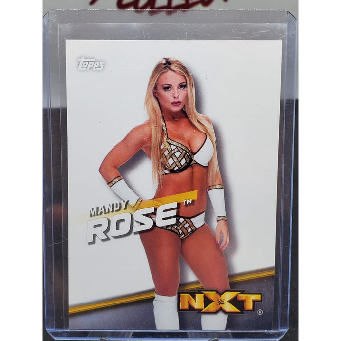 Mandy Rose WWE Divas 2016 Topps RC Rookie Card #43 WWF WCW AEW