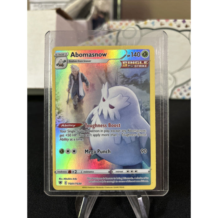 Abomasnow TG01/TG30 Swsh10 Astral Radiance Trainer Gallery Holo - Pack Fresh New