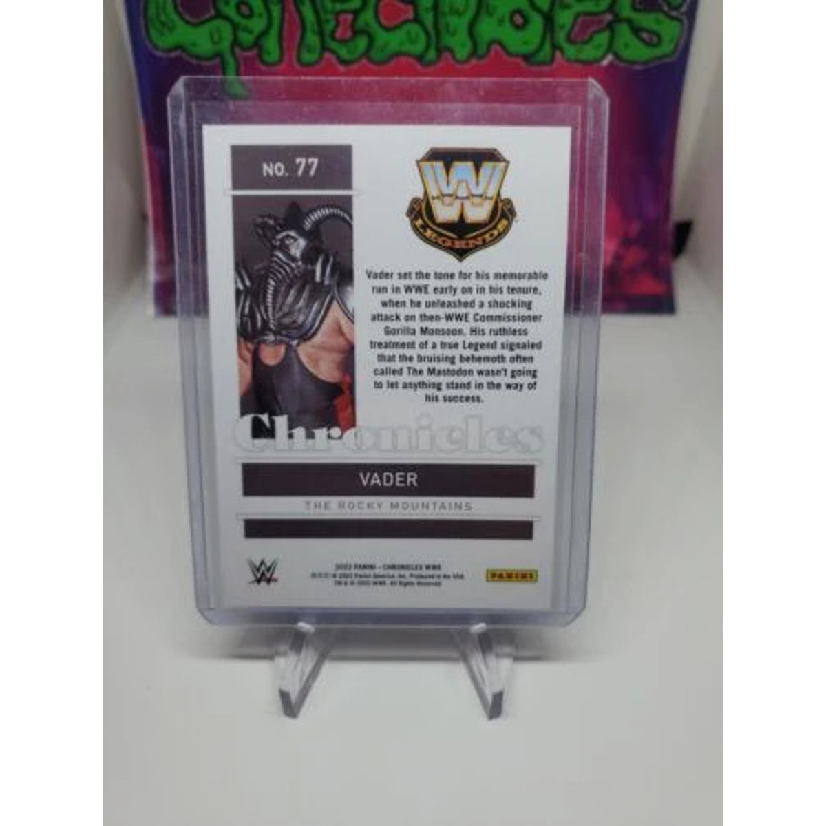 2022 Chronicles WWE VADER Base Set Chronicles Red 178/199