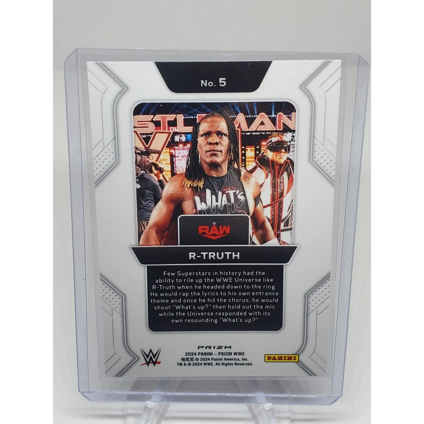 2024 Panini Prizm WWE - Prizmatic Entrances R-Truth #5 Disco Silver Prizm