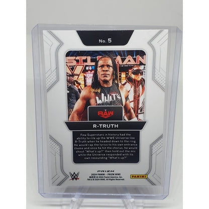 2024 Panini Prizm WWE - Prizmatic Entrances R-Truth #5 Disco Silver Prizm