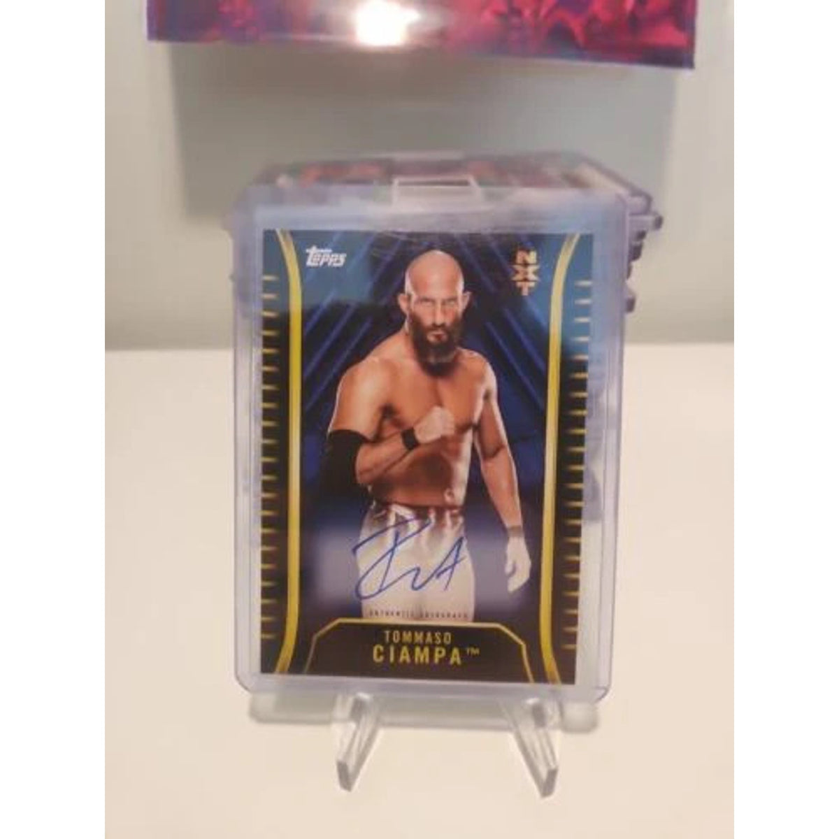 Autograph Card Wrestling On Card Auto #/50 Tommaso Ciampa 2018 Topps WWE NXT