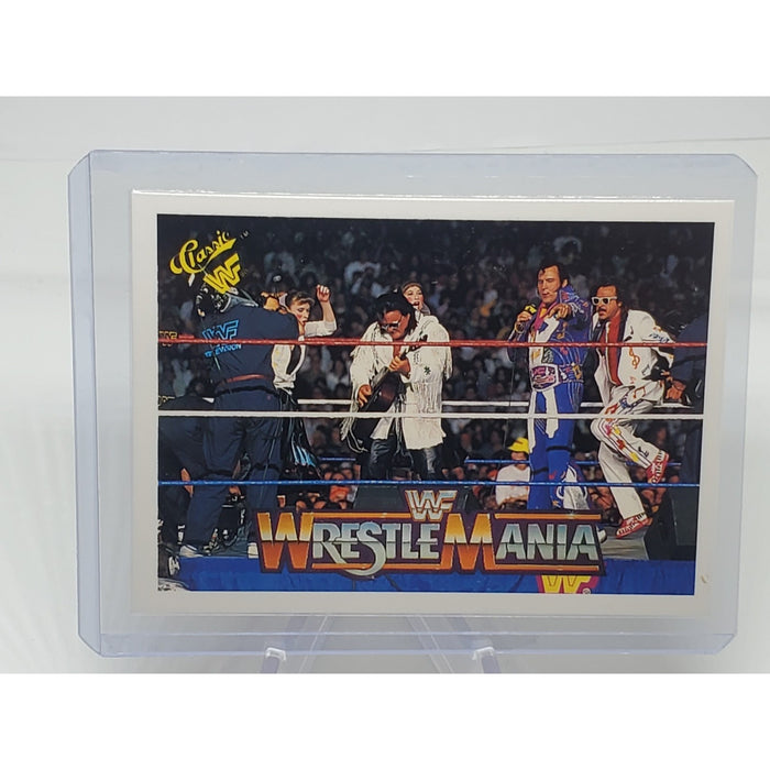 1990 CLASSIC WWF HISTORY OF WRESTLEMANIA #139 Rhythm & Blues, Jimmy Hart.