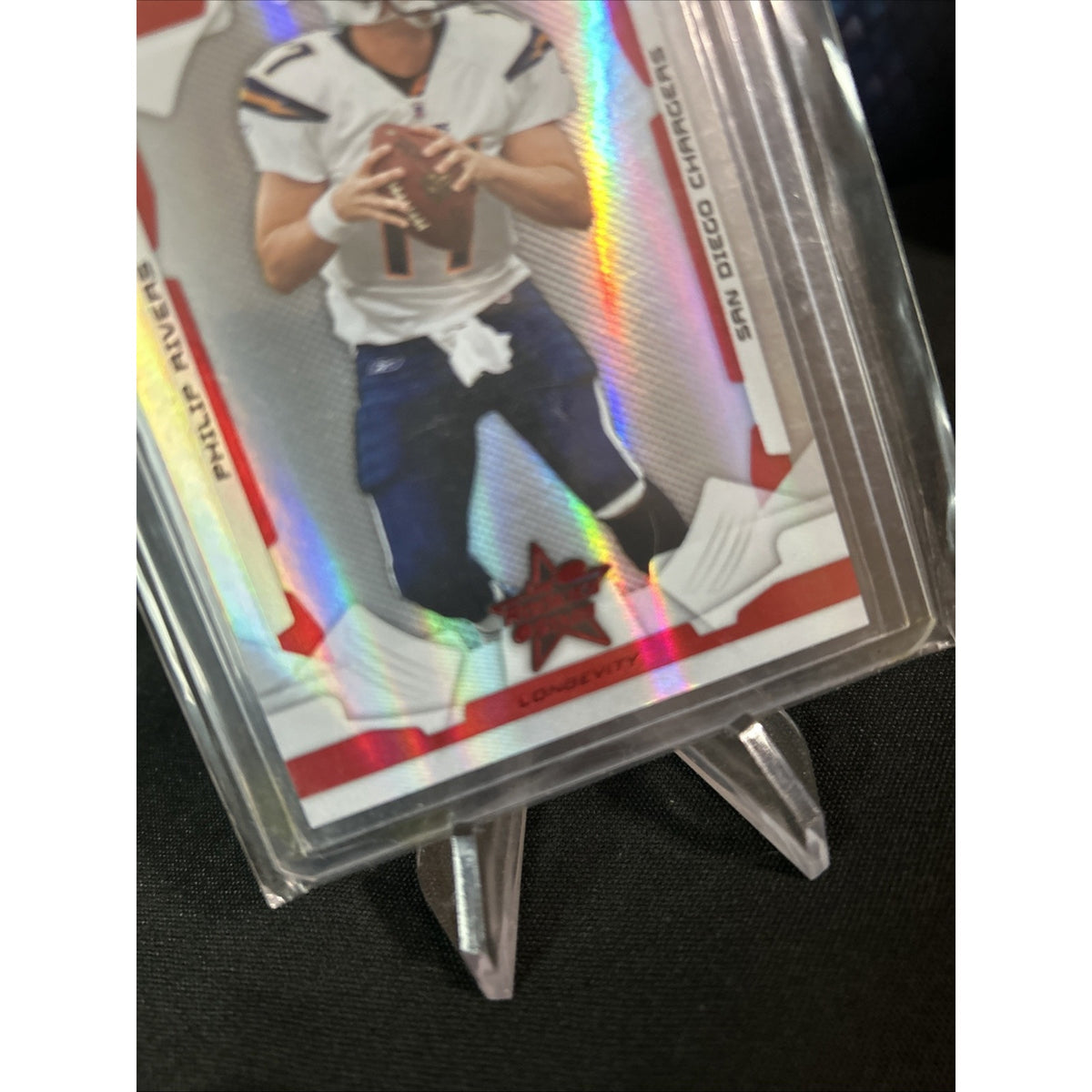2008 Leaf Rookies & Stars Philip Rivers #78 San Diego Chargers #/249 SP Foil