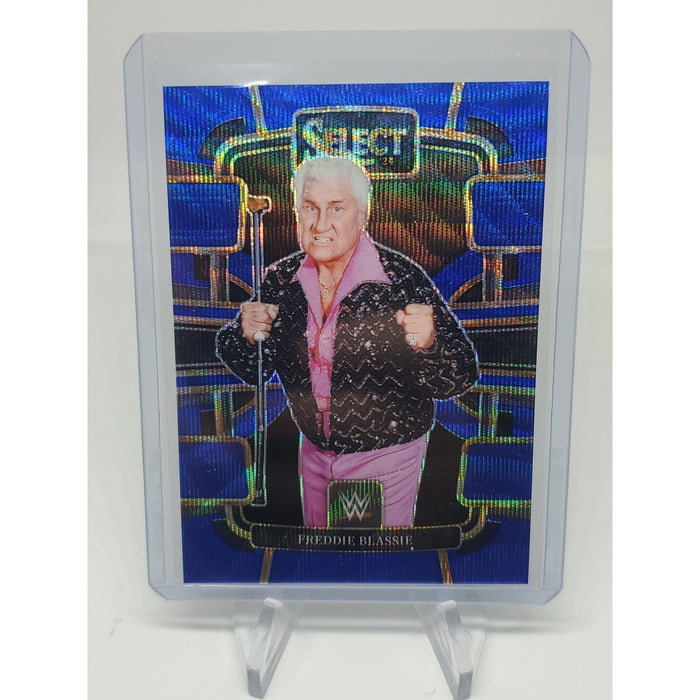 FREDDIE BLASSIE 2024 Panini Select WWE #31 Concourse Blue Wave /49 SSP WWF