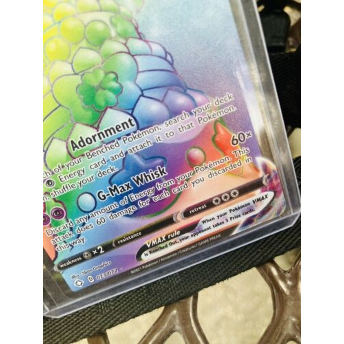 Pokémon TCG Alcremie VMAX Shining Fates 073/072 Holo Secret Rare :: Pack Fresh
