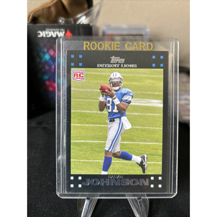 2007 Topps Calvin Johnson Rookie Card