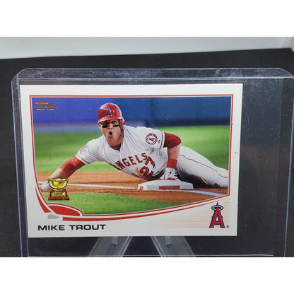 2013 Topps - Mike Trout #27 Gold Rookie Cup Los Angeles Angels MVP RARE