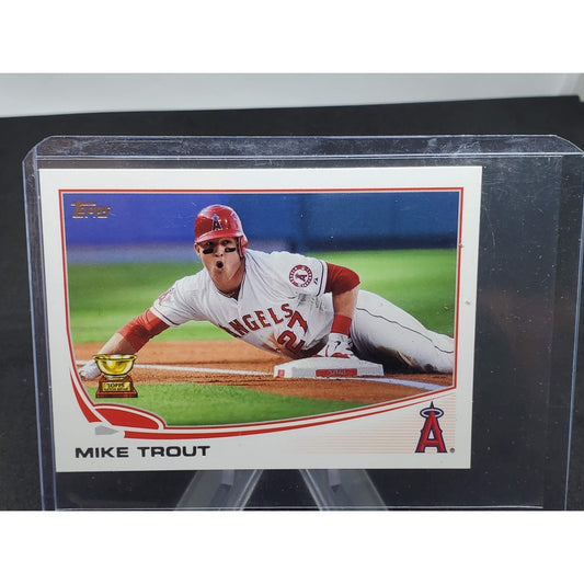 2013 Topps - Mike Trout #27 Gold Rookie Cup Los Angeles Angels MVP RARE