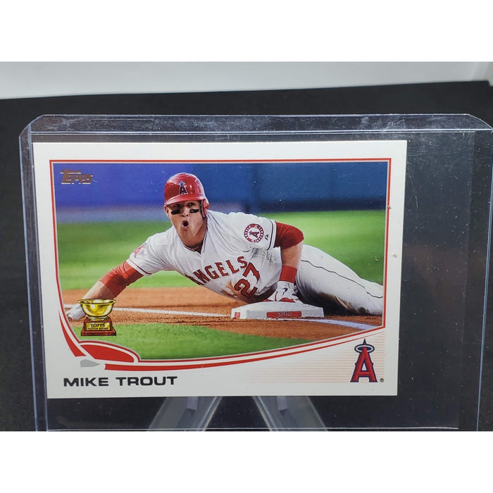 2013 Topps - Mike Trout #27 Gold Rookie Cup Los Angeles Angels MVP RARE