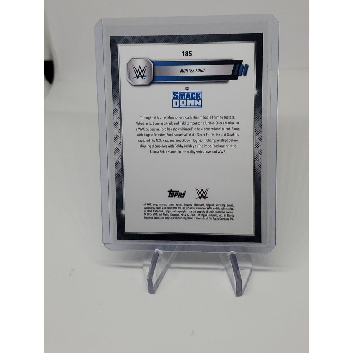 2025 WWE Topps Chrome Montez Ford X-Fractor