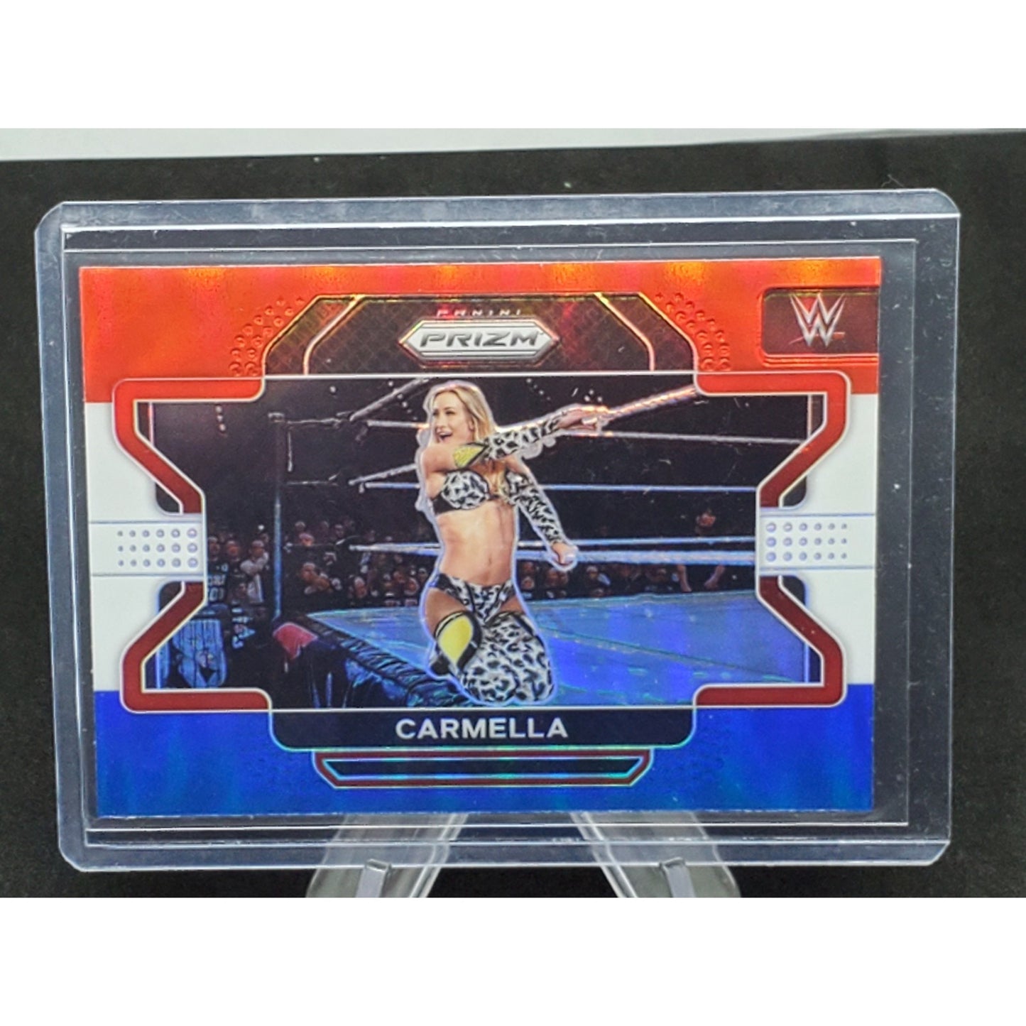 Carmella 2022 Panini Prizm WWE #59 Red, White and Blue