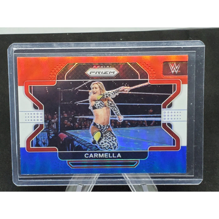 Carmella 2022 Panini Prizm WWE #59 Red, White and Blue