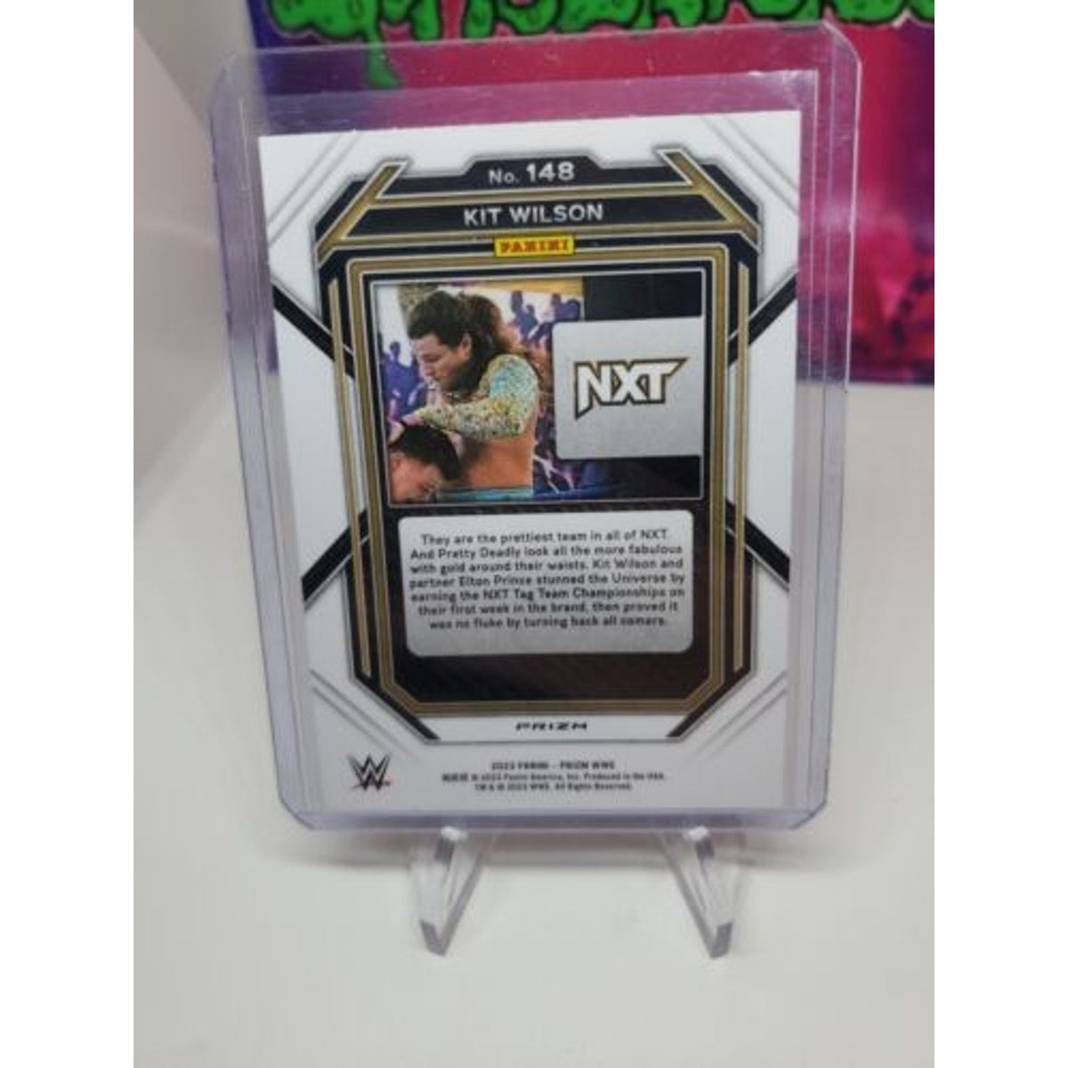 2023 WWE Prizm Retail Cracked Ice Parallel Kit Wilson Card #148