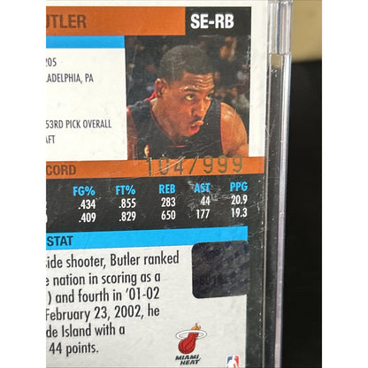 2002-03 Bowman Signature /999 Rasual Butler #SE-RB Rookie Auto RC