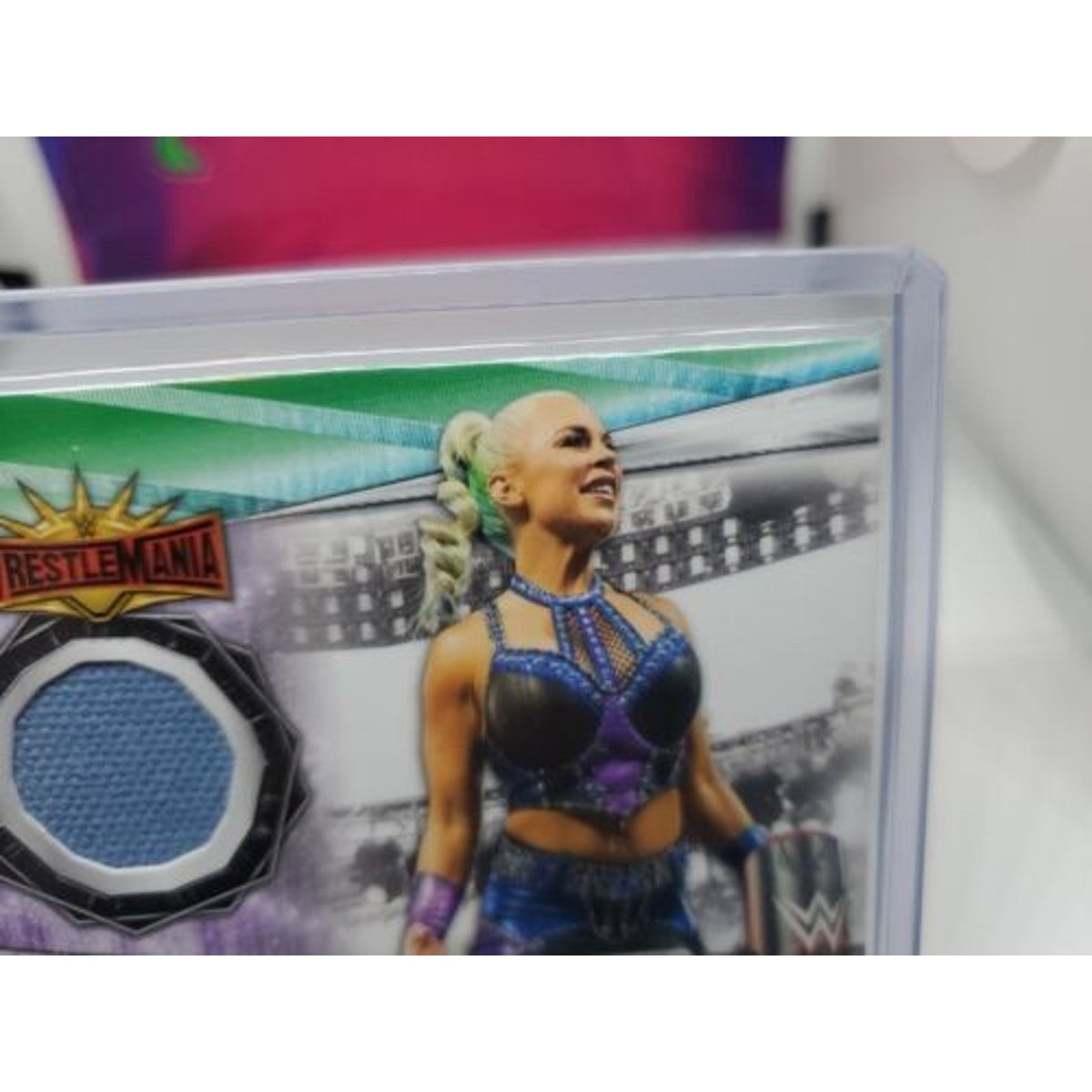 2021 Topps WWE Dana Brooke Wrestlemania 35 Mat Relic Green /99 MR-DA