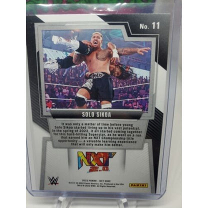 2022 Panini NXT 2.0 WWE #11 Solo Sikoa Purple #/99